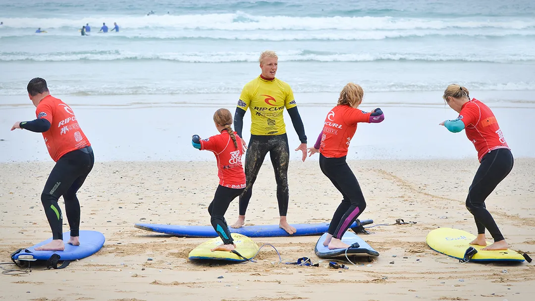 Beginner Surf Lessons, Newquay, Cornwall
