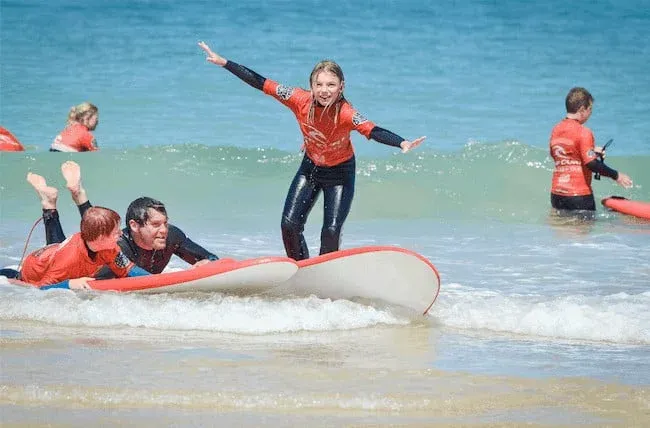 Enjoy Family Surf Lessons This Half Term