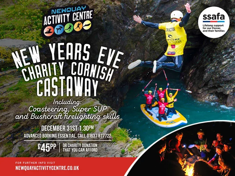New Years Eve Charity Cornwall Castaway