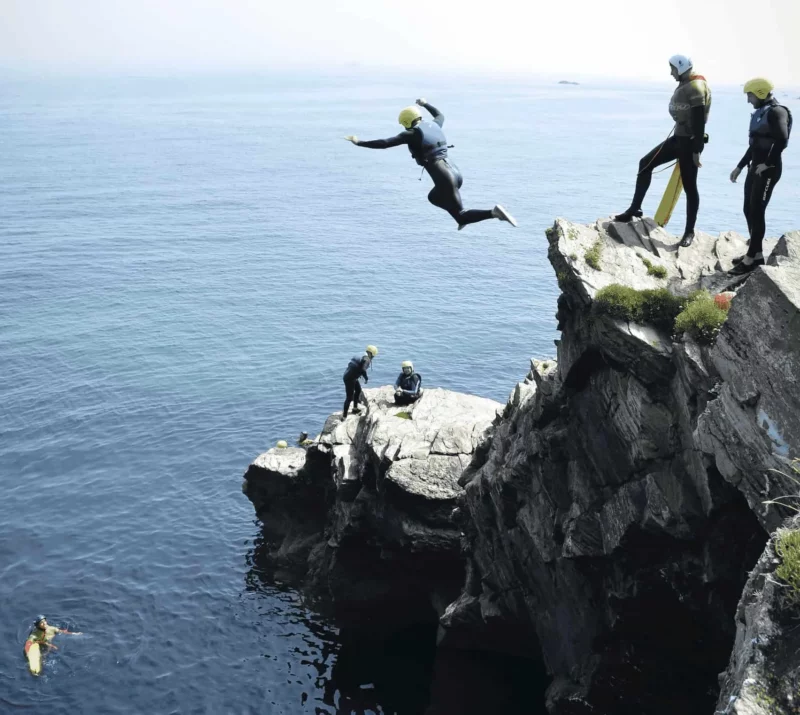 Training Time For The New Coasteer Instructors at Newquay Activity Centre!