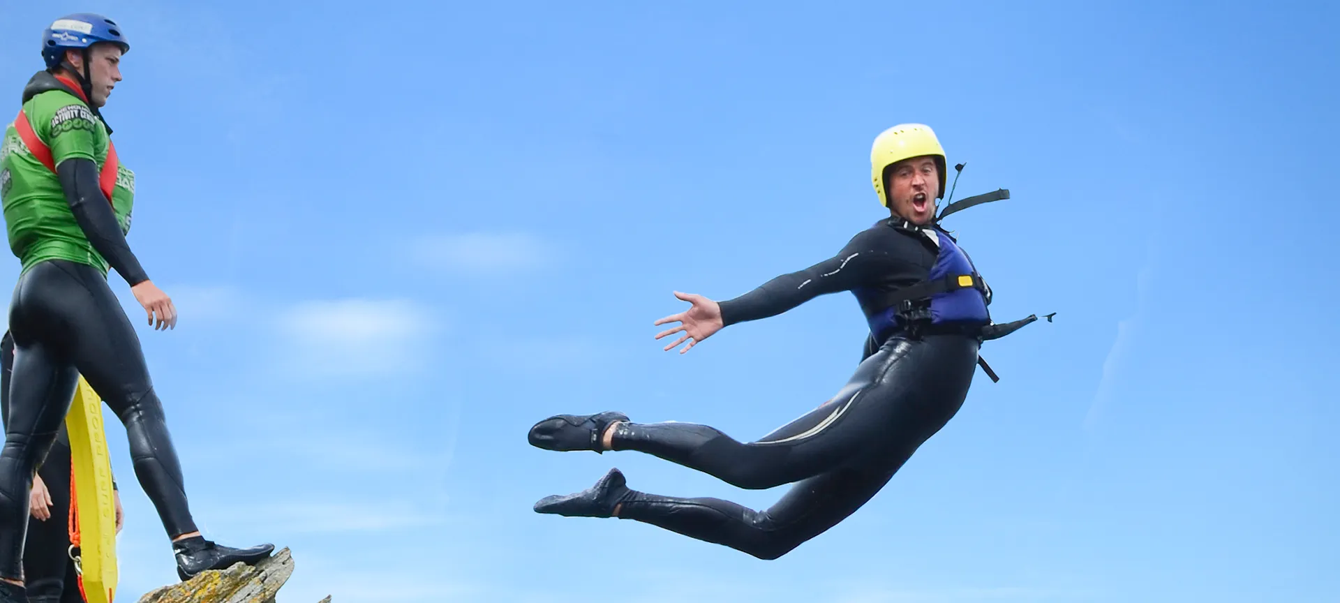 Coasteering in Newquay, Cornwall