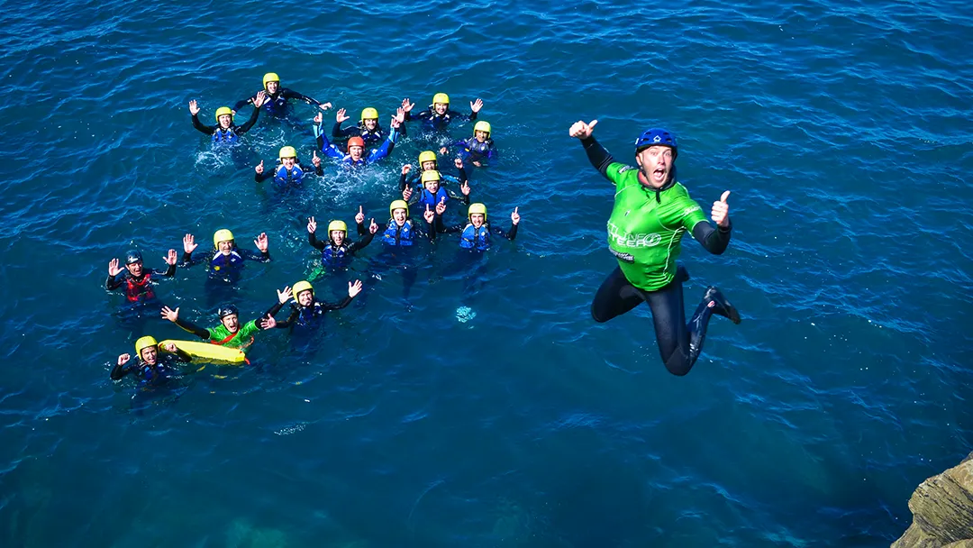 Coasteering in Newquay Cornwall