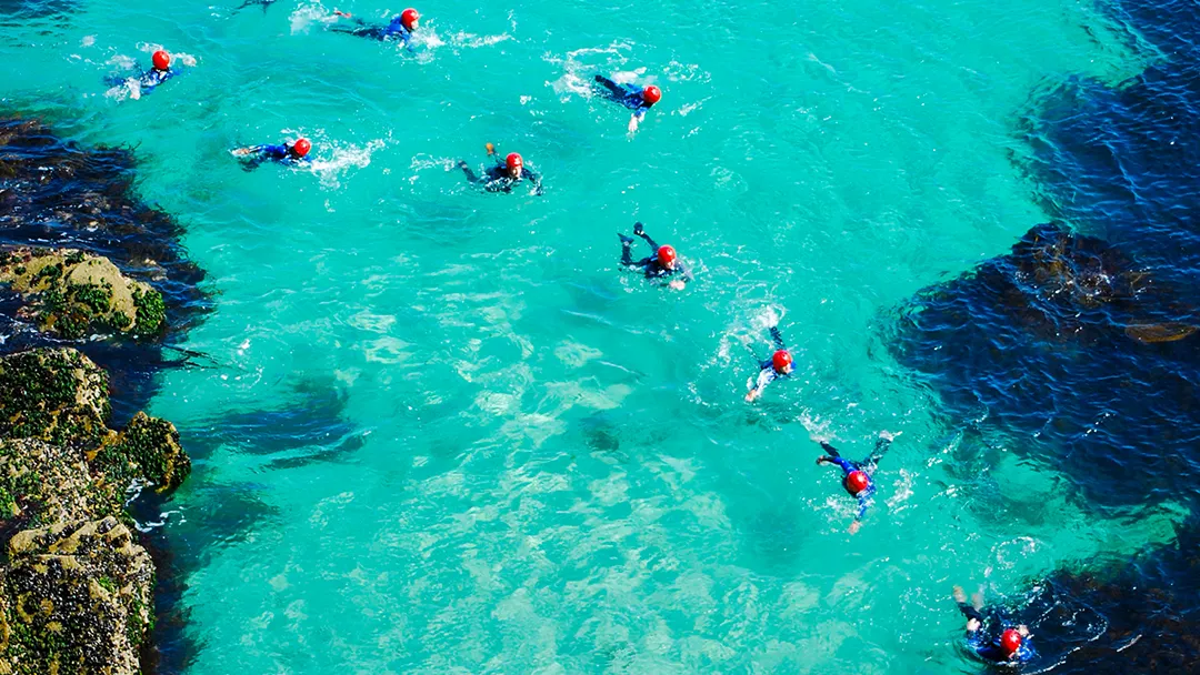 Coasteering in Newquay Cornwall