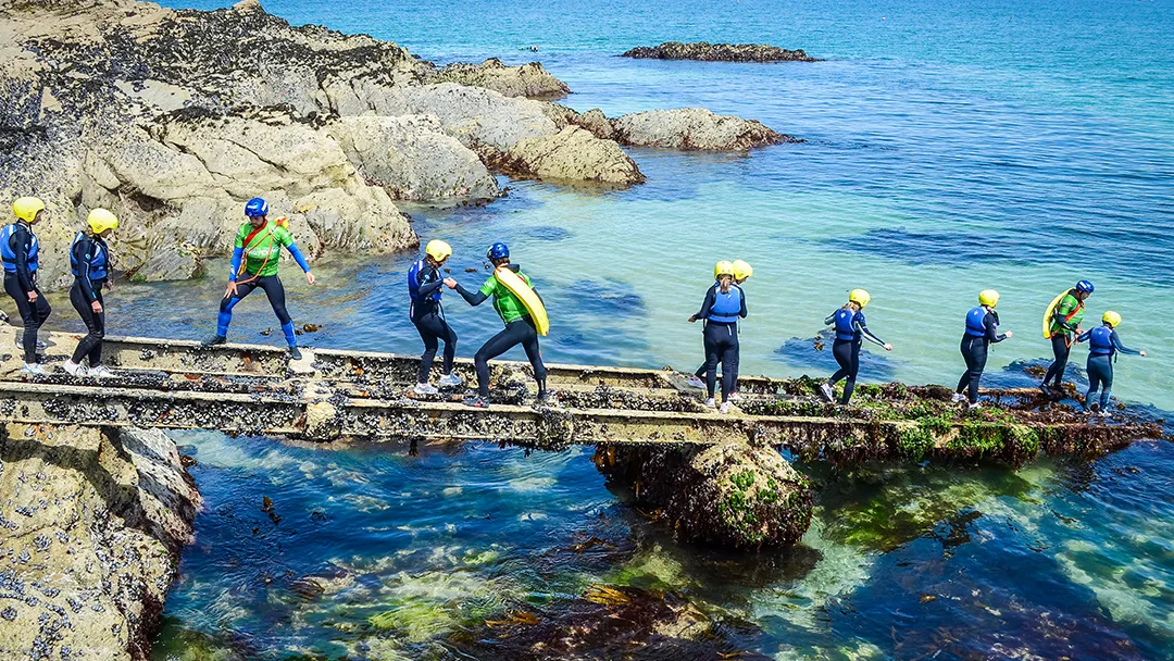 Coasteering in Newquay Cornwall