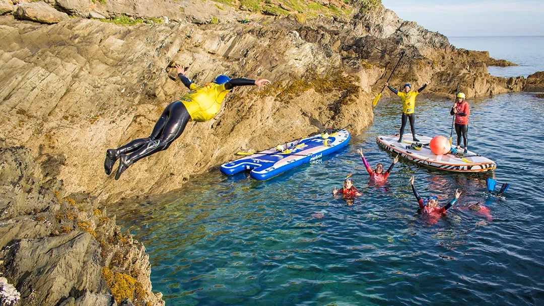 Coasteering & Super SUP in Newquay Cornwall