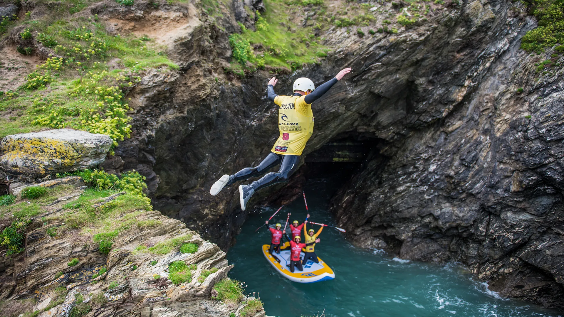 Coasteering & Super SUP in Newquay Cornwall
