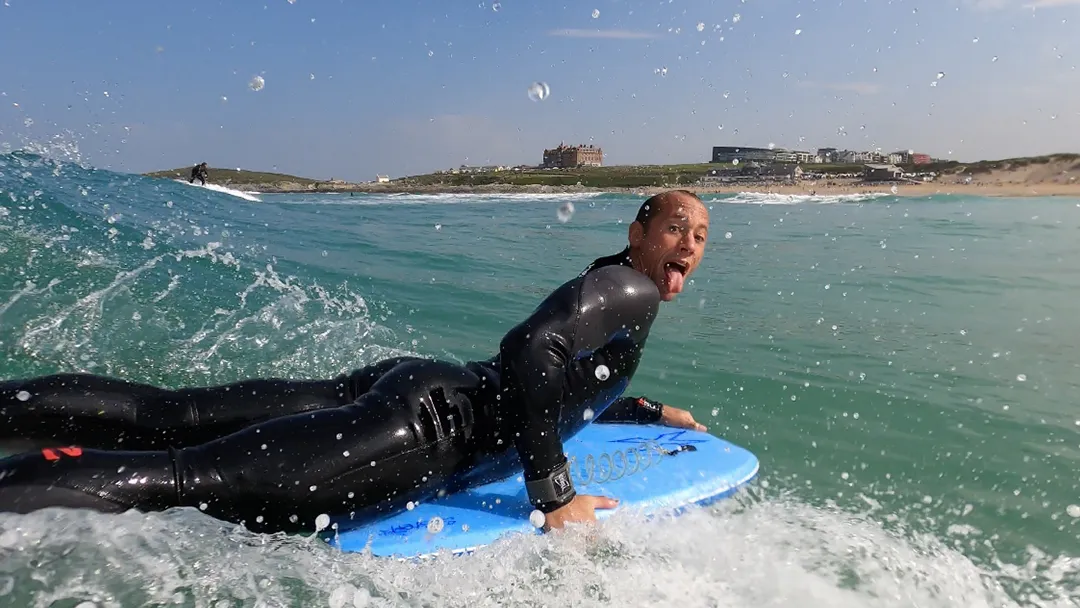 Family Bodyboard Lessons in Newquay Cornwall