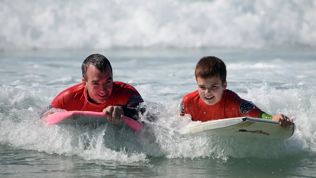 Family Bodyboard Lessons in Newquay Cornwall