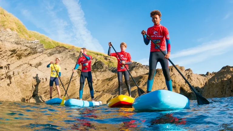 Family Paddleboard Lesson in Newquay, Cornwall