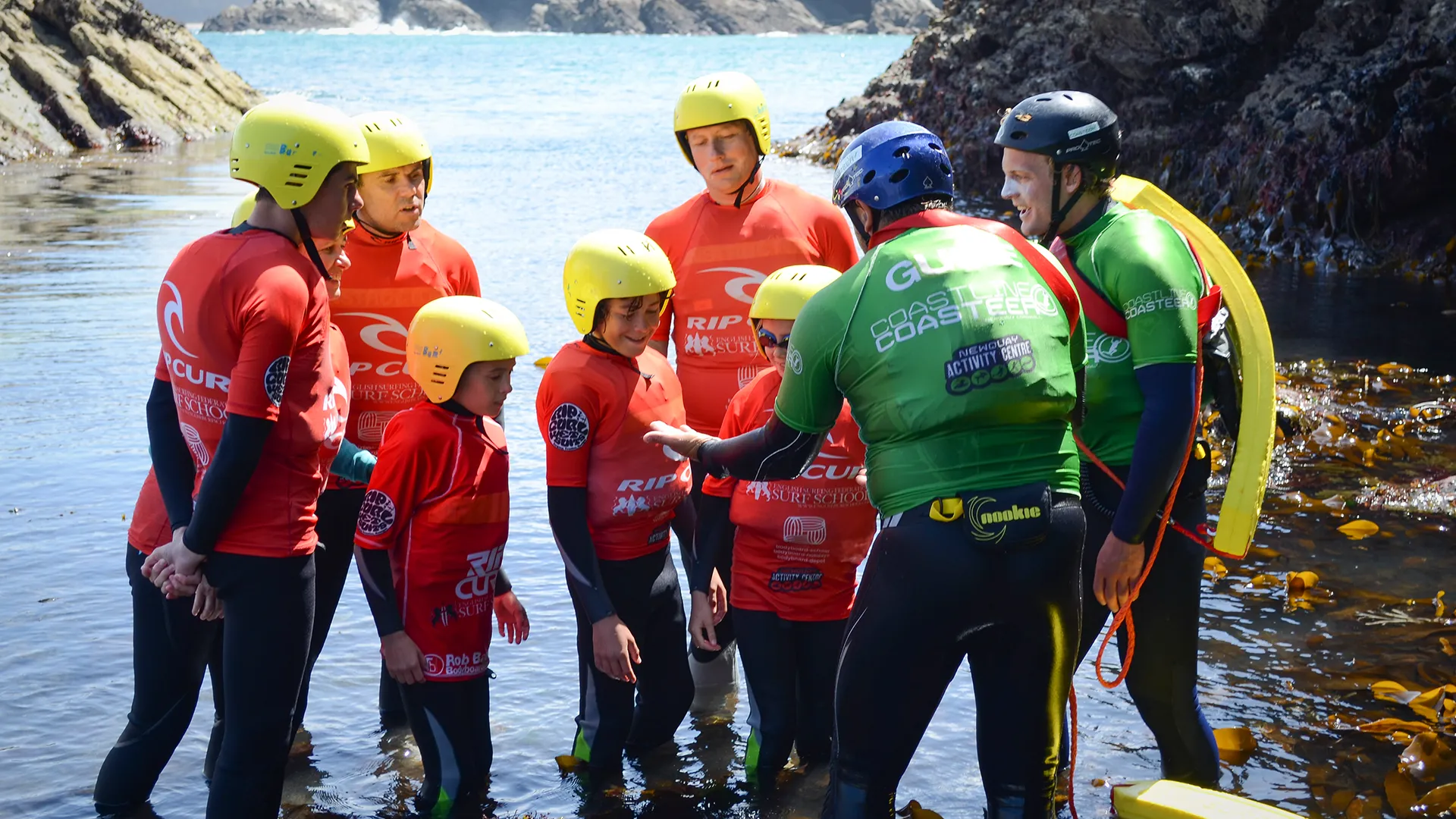 Family & Private Coasteer in Newquay Cornwall