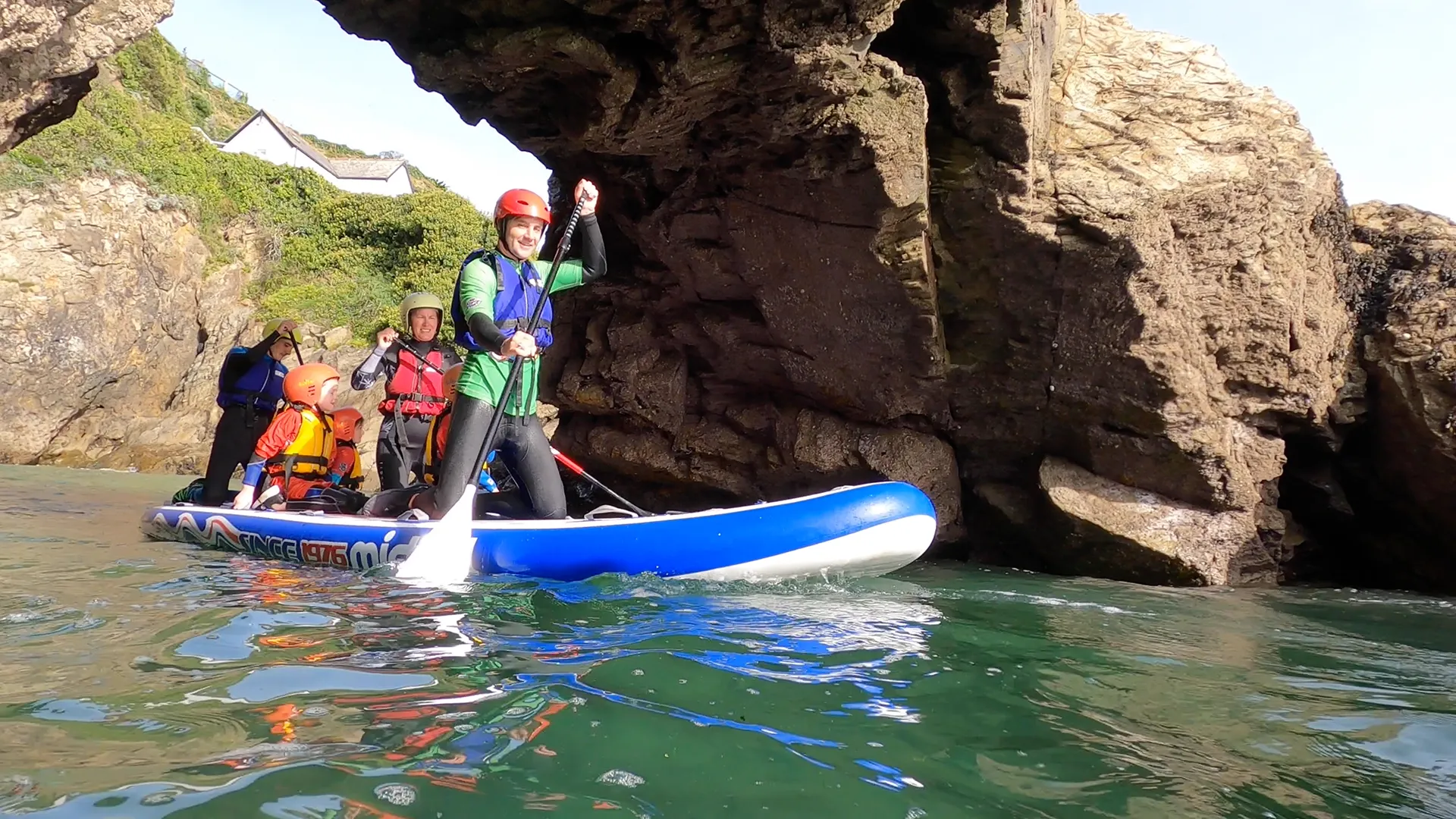 Family Super SUP in Newquay, Cornwall