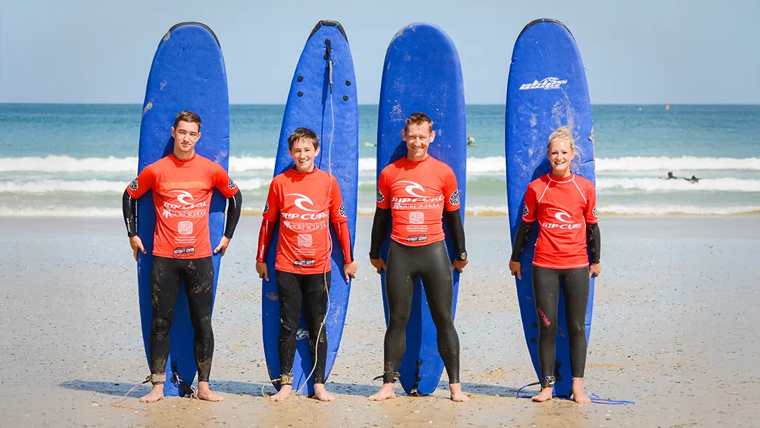 Family Surf Lessons Newquay Cornwall