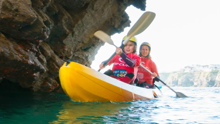 Kayak & Coasteer in Newquay, Cornwall