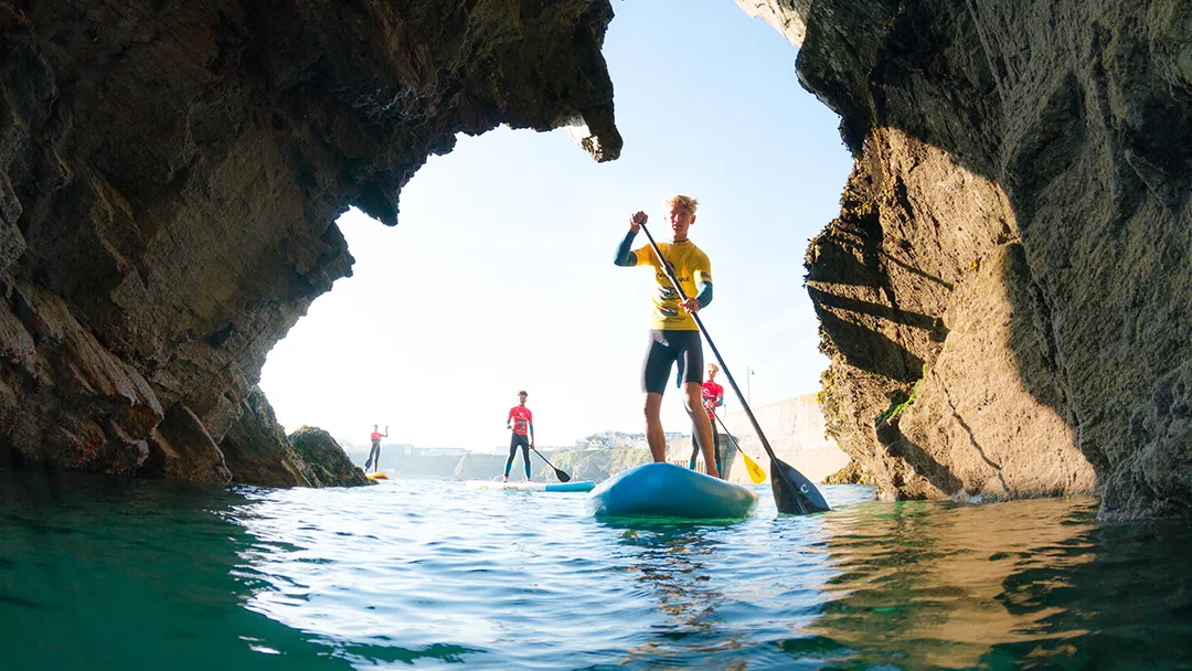 Military Adventure Training Paddleboarding Lessons in Newquay, Cornwall