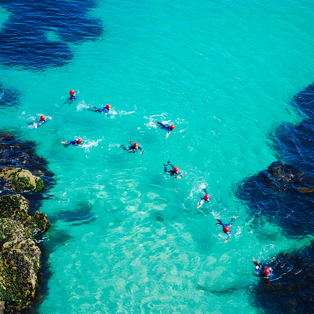 Coasteering in Newquay, Cornwall