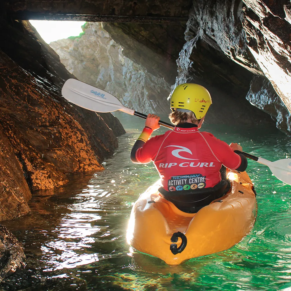 Kayaking in Newquay, Cornwall