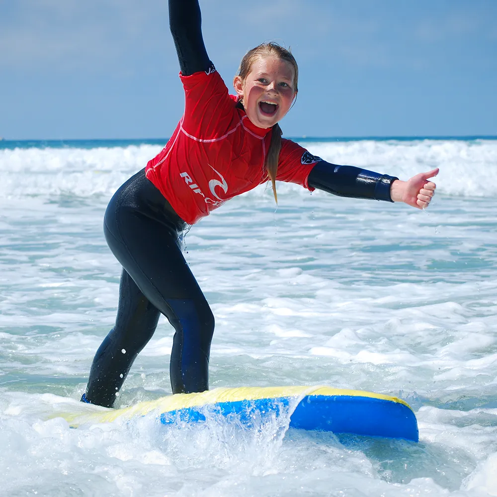 Surfing in Newquay, Cornwall