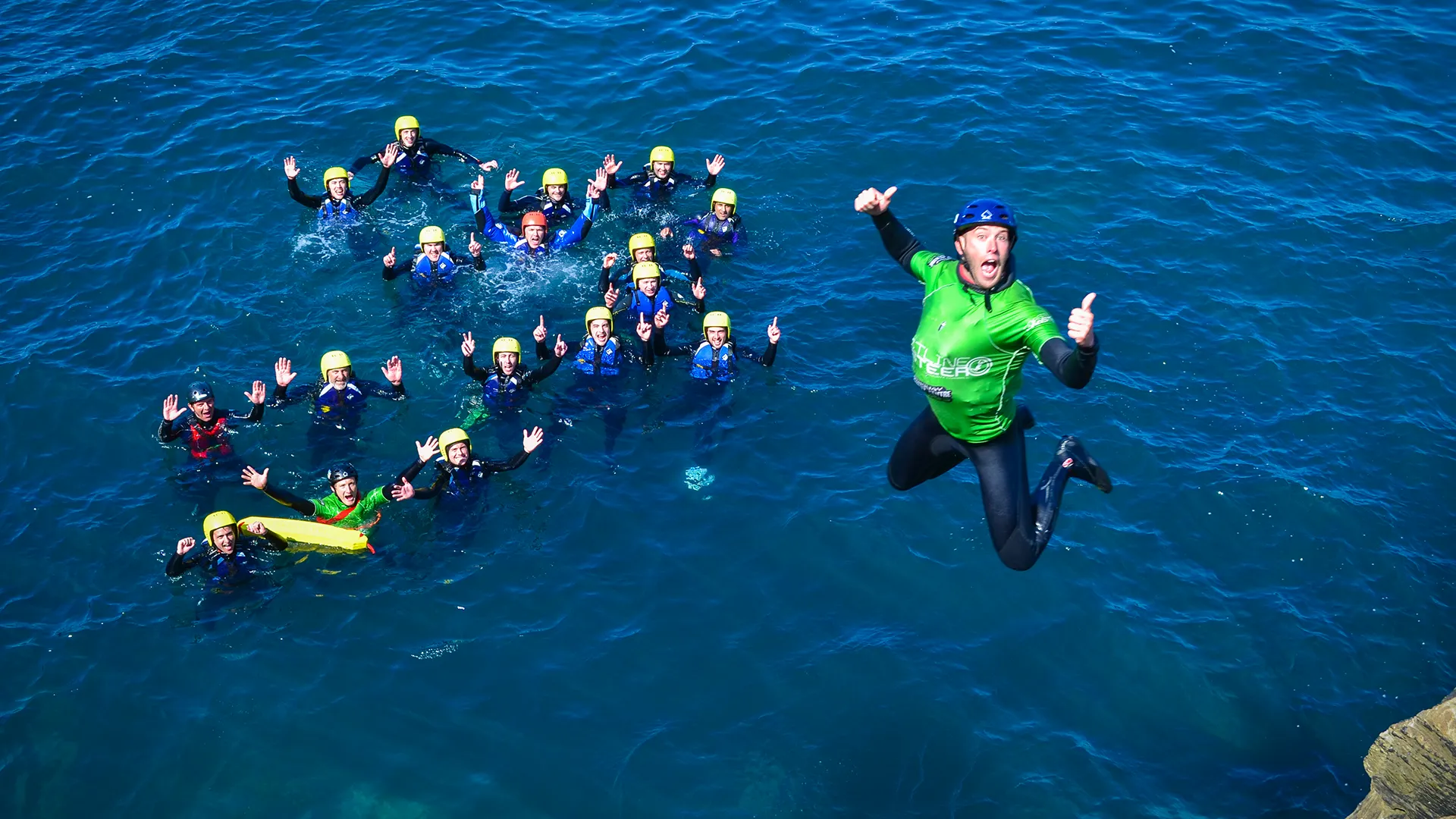 North Coast Challenge Coasteer in Newquay Cornwall