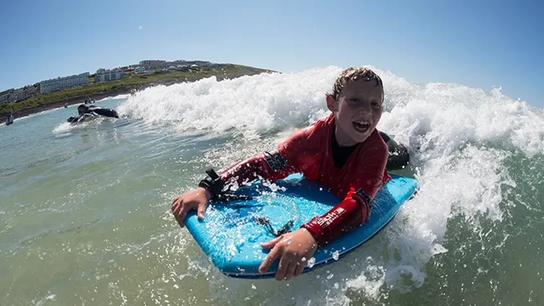 School Bodyboarding Lessons in Newquay, Cornwall