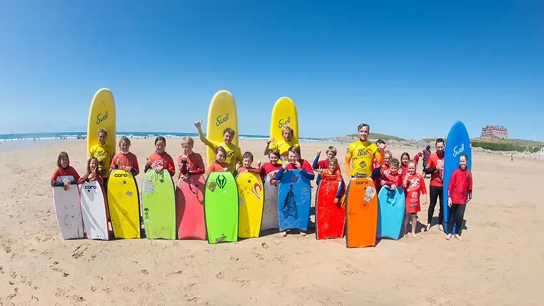 School Bodyboarding Lessons in Newquay, Cornwall