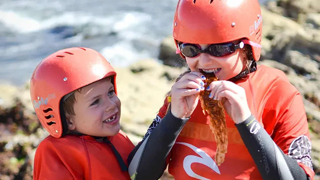 Schools Coasteering in Newquay, Cornwall