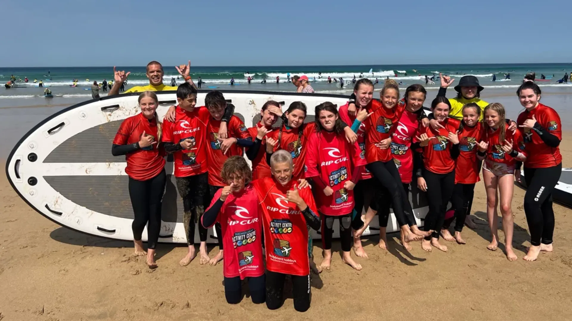 Schools Super SUP in Newquay, Cornwall