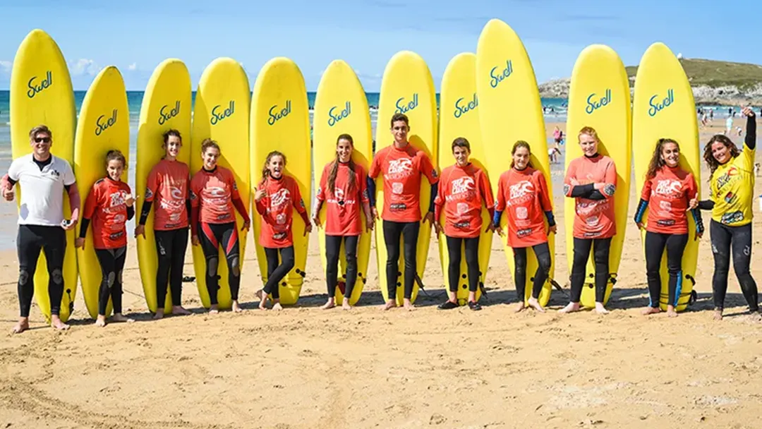 Schools Surf Lessons in Newquay, Cornwall