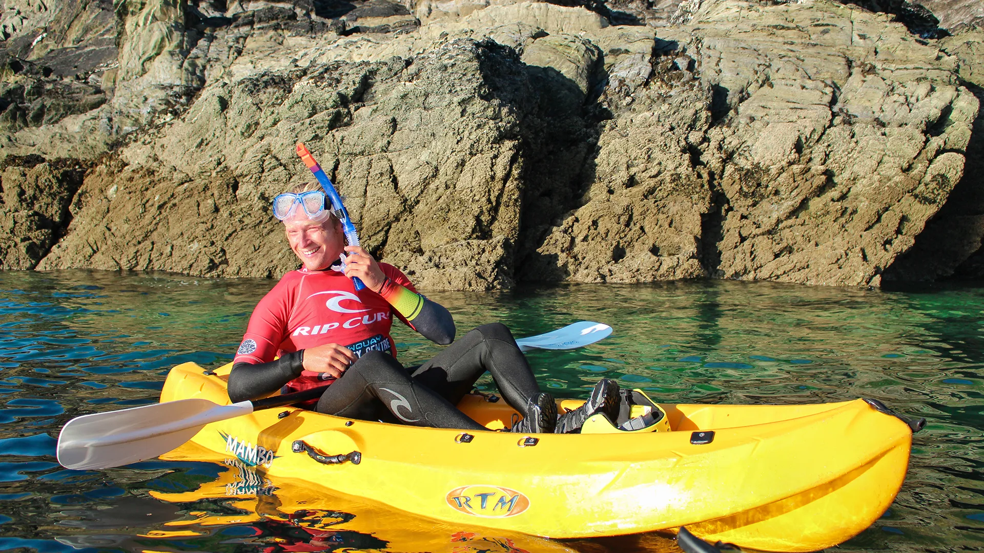 Snorkel Kayak Tour in Newquay, Cornwall