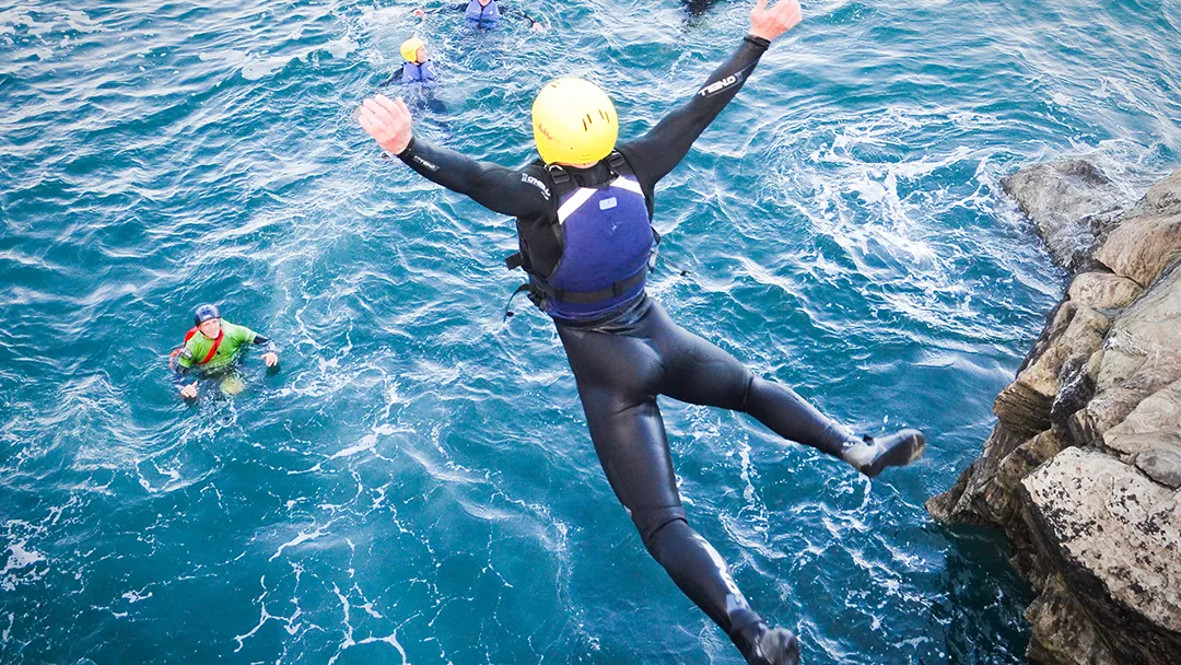 Stag & Hen Coasteering in Newquay Cornwall