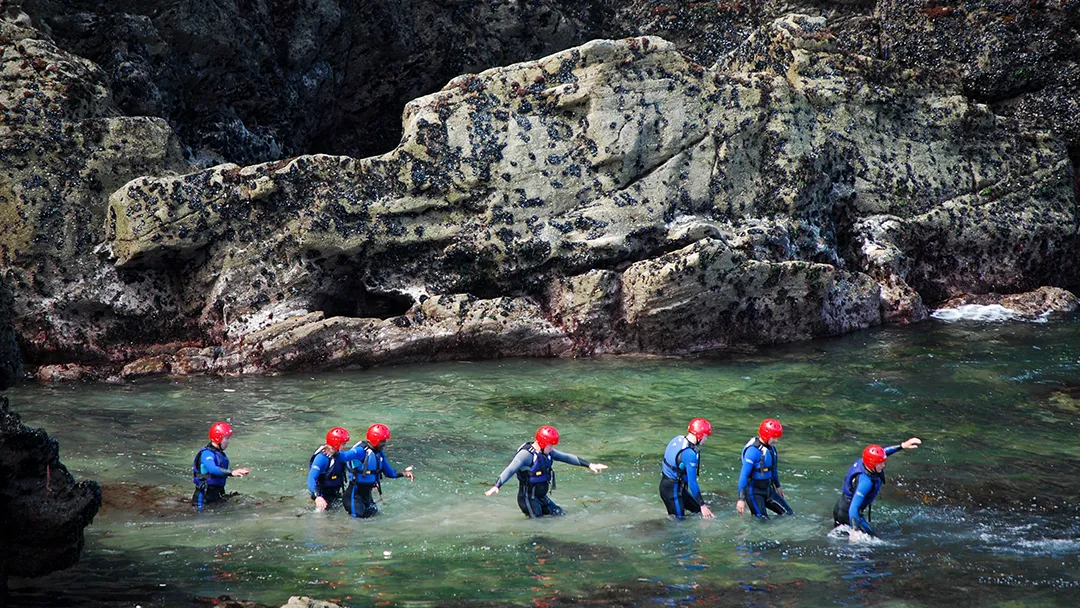 Stag & Hen Coasteering in Newquay Cornwall