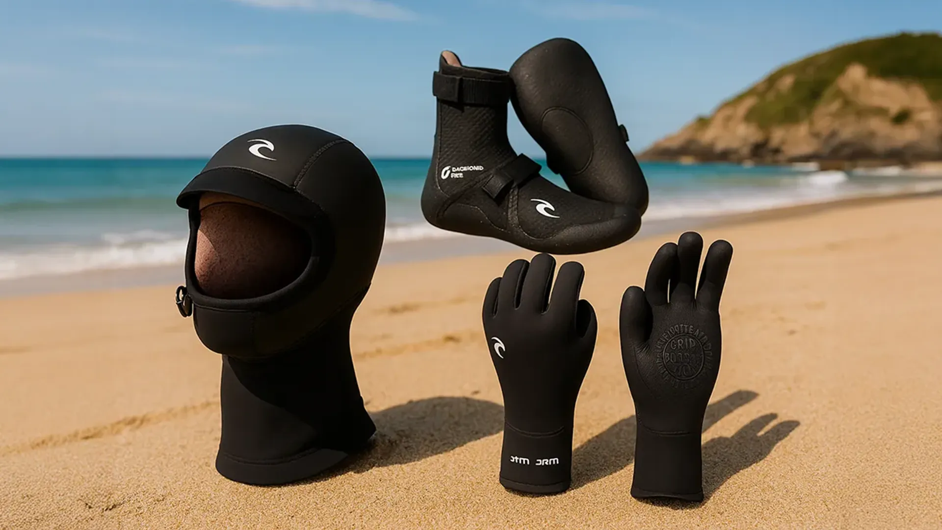 Wetsuit Boots, Gloves, Hood Hire in Newquay, Cornwall